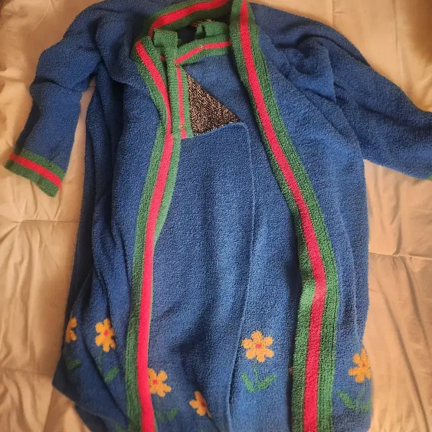 [BUNJANG] Wiggle Wiggle Robe Set / 위글위글 샤워가운 + 라운지 로브 세트