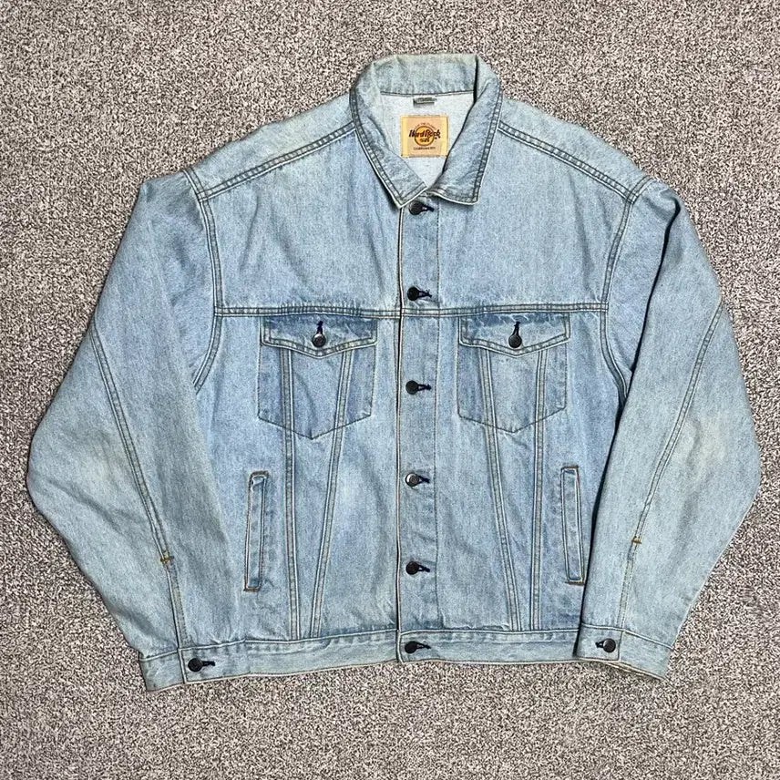 [SOLD OUT] [XL] 90s 하드락 연청 자켓