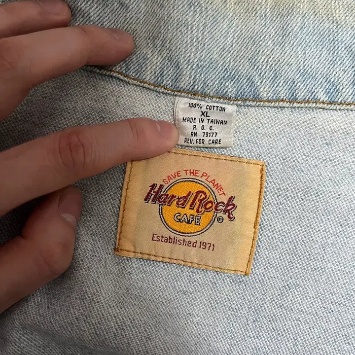 [SOLD OUT] [XL] 90s 하드락 연청 자켓