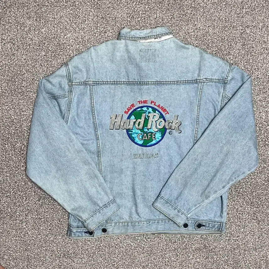 [SOLD OUT] [XL] 90s 하드락 연청 자켓
