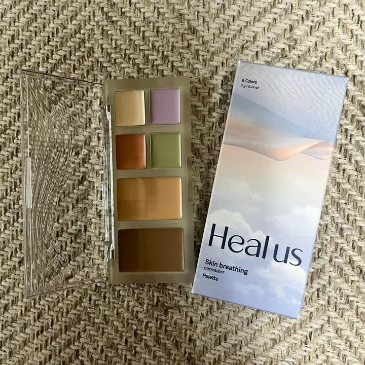 [BUNJANG] Heal us Skin Breathing Concealer Palette / 새상품)Heal us 컨실러 팔레트