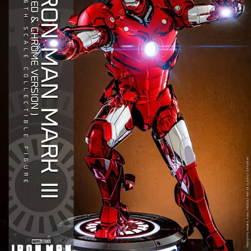 [BUNJANG] Hot Toys Iron Man MK III Red&Silver Chrome Ver. / 핫토이 아이언맨 MK III Red&Silver Chrome Ver.