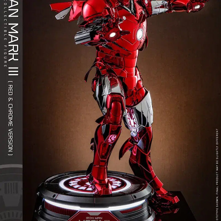 [BUNJANG] Hot Toys Iron Man MK III Red&Silver Chrome Ver. / 핫토이 아이언맨 MK III Red&Silver Chrome Ver.
