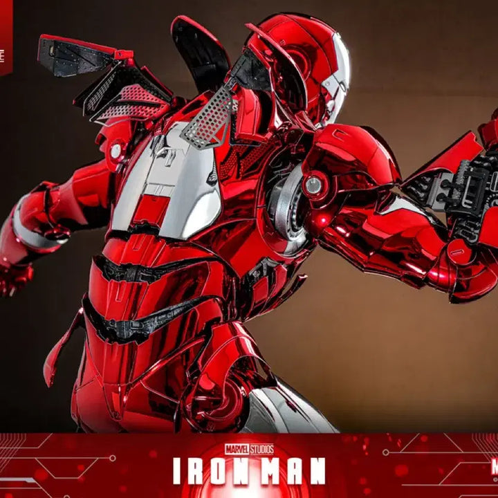 [BUNJANG] Hot Toys Iron Man MK III Red&Silver Chrome Ver. / 핫토이 아이언맨 MK III Red&Silver Chrome Ver.
