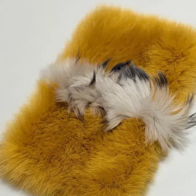 [BUNJANG] DECKE x TOM GREYHOUND Limited Edition Fox &amp; Racoon Fur Leather Clutch / 새생품) 한섬 덱케x톰그레이하운드 폭스퍼&amp;라쿤퍼 한정판 가죽 클러치 정가