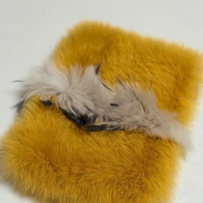 [BUNJANG] DECKE x TOM GREYHOUND Limited Edition Fox &amp; Racoon Fur Leather Clutch / 새생품) 한섬 덱케x톰그레이하운드 폭스퍼&amp;라쿤퍼 한정판 가죽 클러치 정가