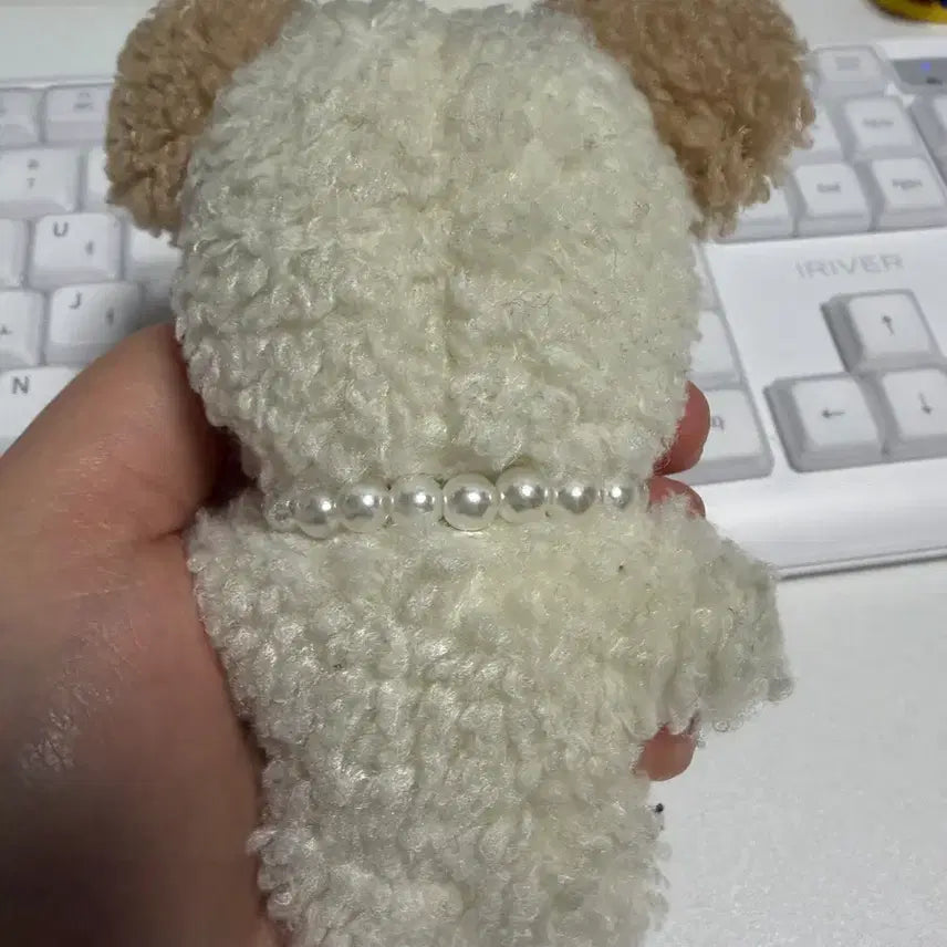 [BUNJANG] Dog Plushie Carabiner Keyring / 강아지 인형 카라비너 키링