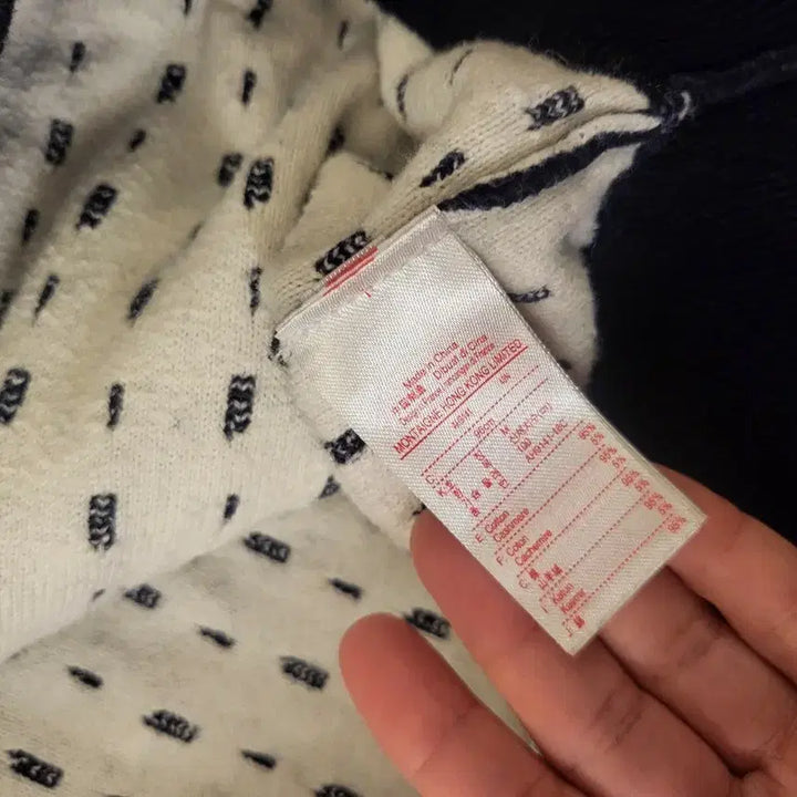 [BUNJANG] Lacoste Navy Knit Sweater / 라코스테 네이비 니트 스웨터