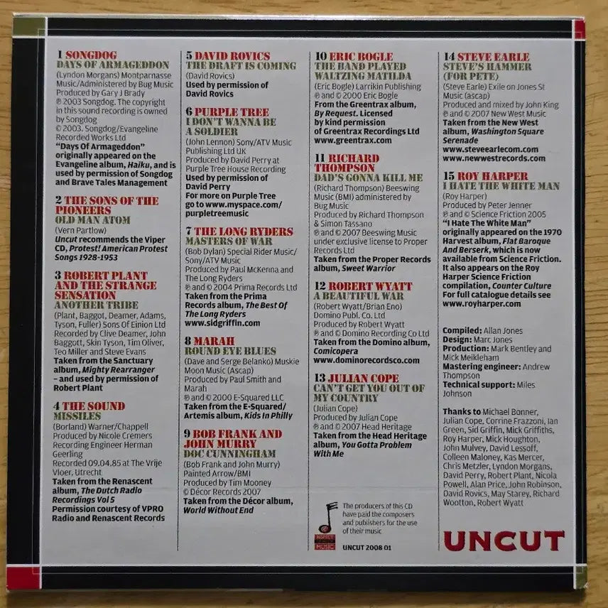 [BUNJANG] Various Artists Give Peace A Chance CD Album / CD 음반 Give Peace A Chance 영국반