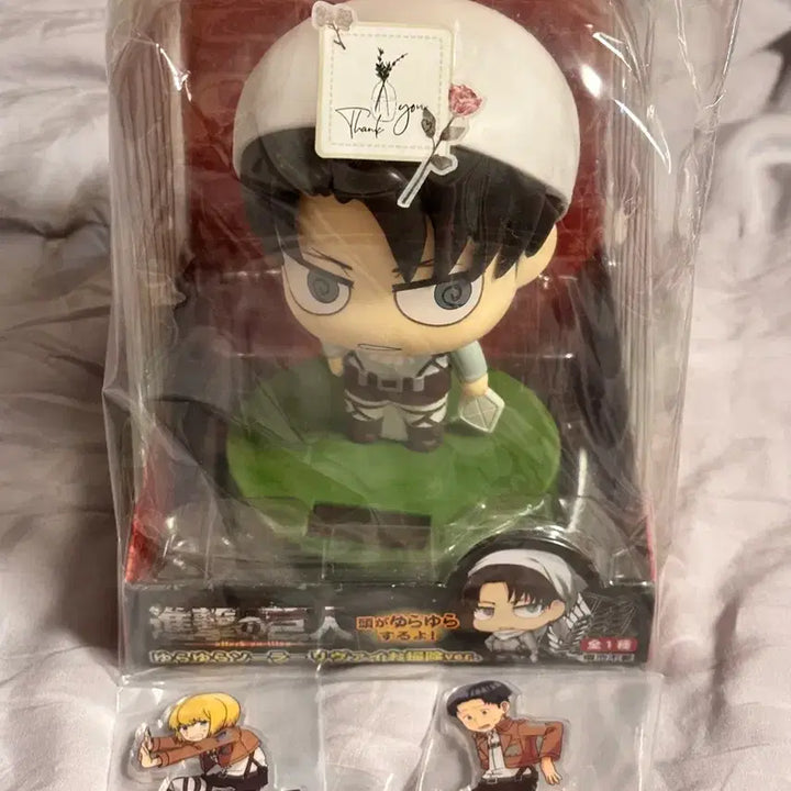 [BUNJANG] Yura Yura Solar Levi SD Figure / [진격의 거인] 유라유라 솔라 리바이 SD 피규어