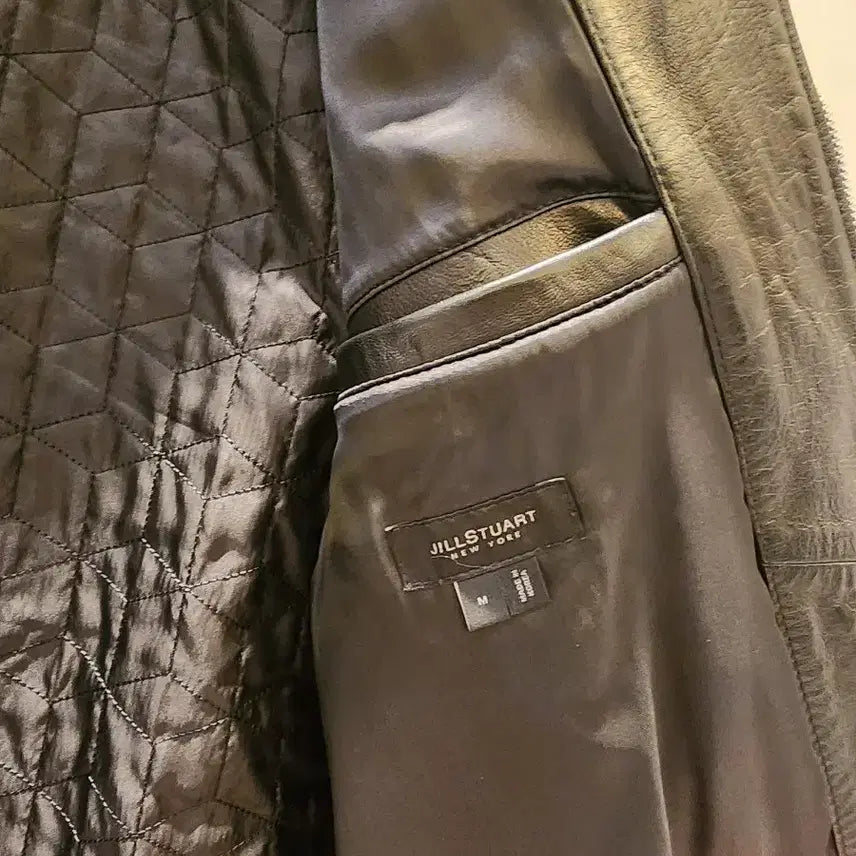[BUNJANG] Jill Stuart New York Leather Jacket / 질스튜어트뉴욕 가죽 점퍼