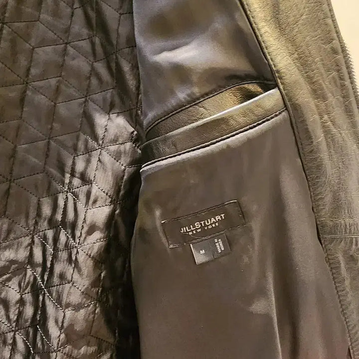 [BUNJANG] Jill Stuart New York Leather Jacket / 질스튜어트뉴욕 가죽 점퍼