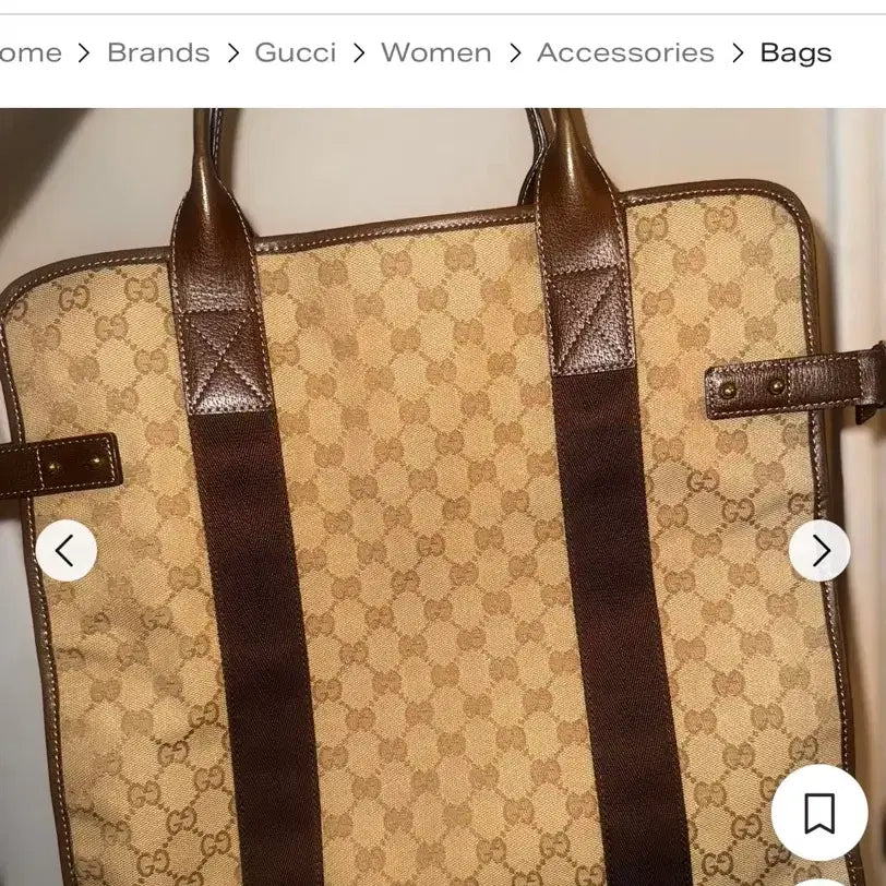 [BUNJANG] Gucci Jacquard Tote Bag / Gucci 구찌 자가드 토트백 남성용