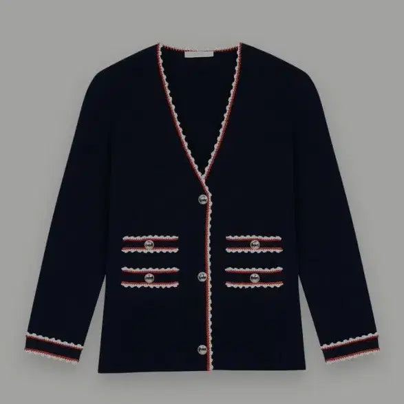 [BUNJANG] MAJE Crocheted Knit Cardigan / MAJE 마쥬 크로쉐 니트가디건