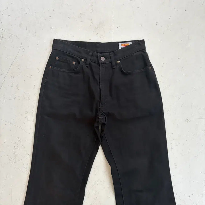 [SOLD OUT] BIG JOHN 빅존 빈티지 부츠컷 블랙 코튼팬츠 29