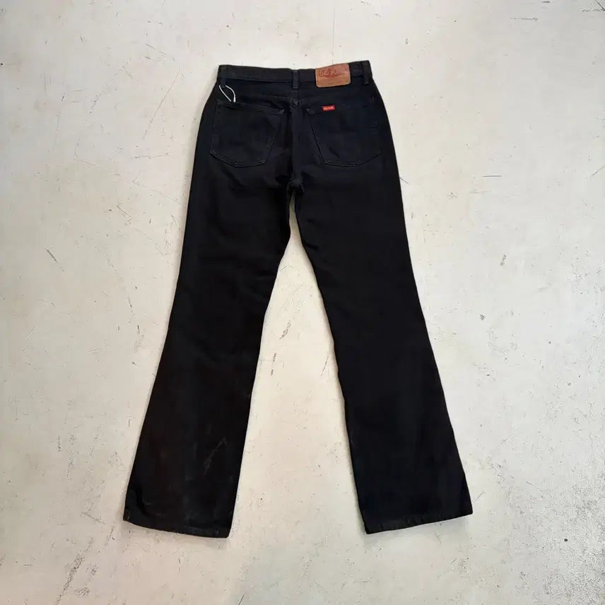 [SOLD OUT] BIG JOHN 빅존 빈티지 부츠컷 블랙 코튼팬츠 29