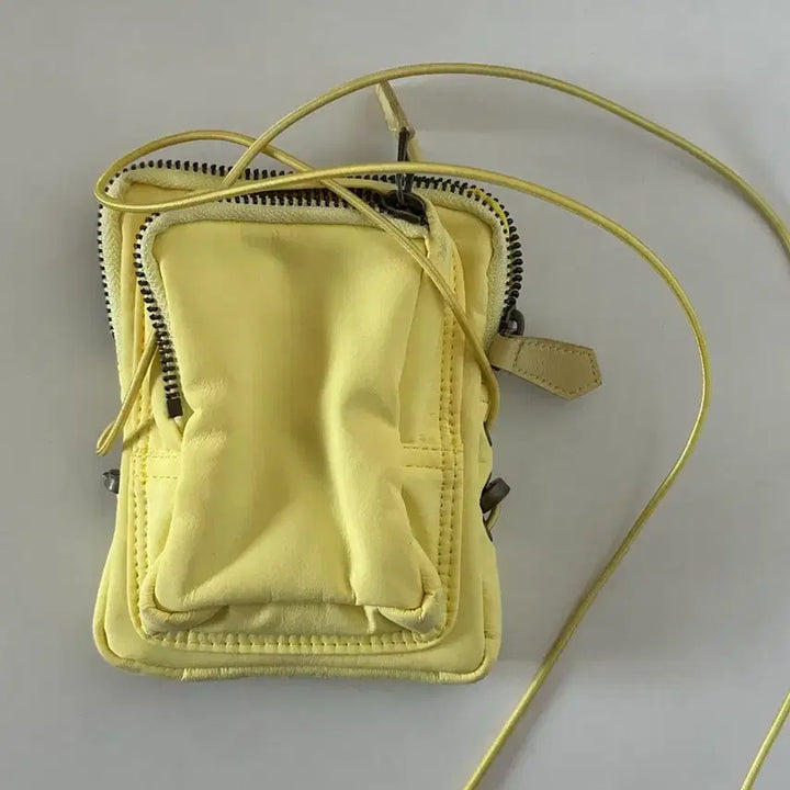 [BUNJANG] Kijun String Mini Bag Lemon Yellow / Kijun 기준 스트링 미니백 레몬색(노랑, 옐로우)