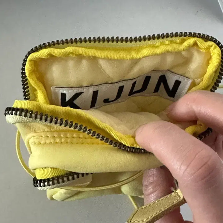 [BUNJANG] Kijun String Mini Bag Lemon Yellow / Kijun 기준 스트링 미니백 레몬색(노랑, 옐로우)