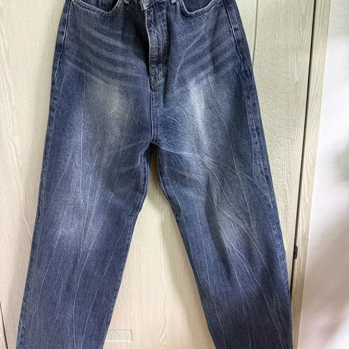 [BUNJANG] Labelarchive A.Blue Washed Denim Pants / 라벨아카이브 에이블루 워싱 데님 팬츠