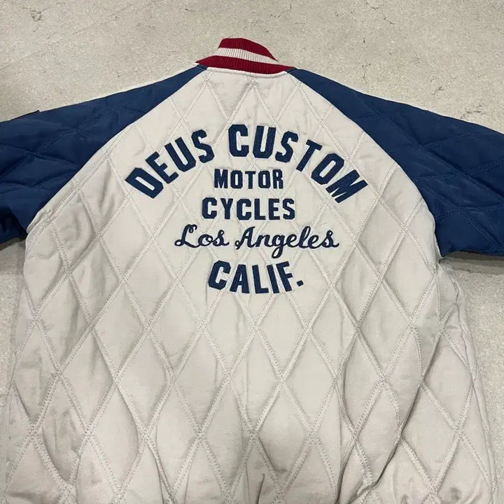 [BUNJANG] Deus Motorcycle Quilted Blouson Jacket / 데우스 모터사이클 퀼팅 블루종 자켓
