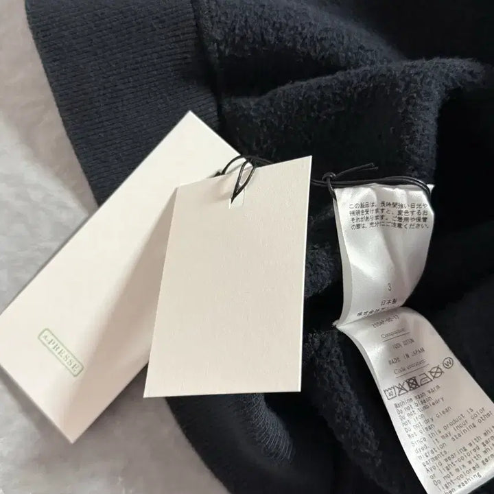 [BUNJANG] A.Presse Vintage Sailor Half Zip Sweatshirt / [3] 아프레쎄 26SS 빈티지 세일러 후드 하프 집 스웨트셔츠 블랙