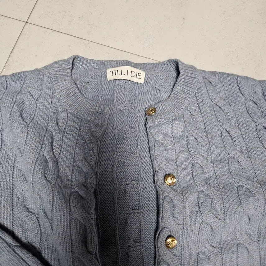 [BUNJANG] Tilda Die Nina Cardigan Sky Blue / 틸아이다이 니나 가디건 스카이 블루 정가 13.5만원