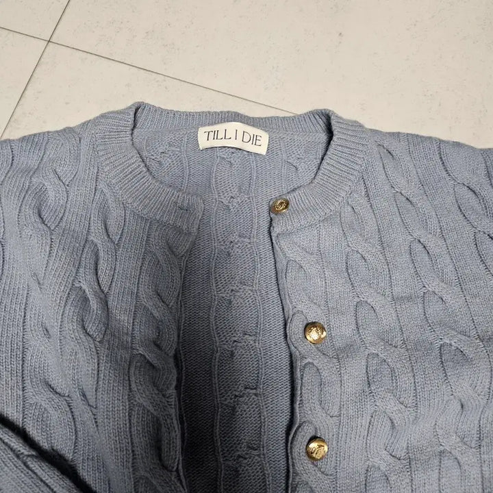 [BUNJANG] Tilda Die Nina Cardigan Sky Blue / 틸아이다이 니나 가디건 스카이 블루 정가 13.5만원