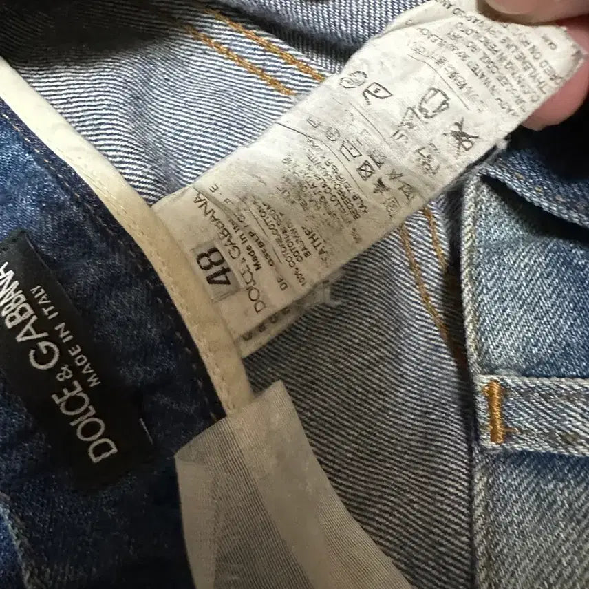 [BUNJANG] Dolce &amp; Gabbana Distressed Wash Jeans / 돌체앤가바나 데미지 워싱 청바지 48