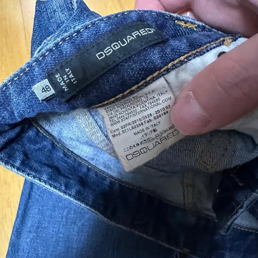 [BUNJANG] Dsquared2 Denim Jeans 48 / 디스퀘어드2 데미지 워싱 청바지 48