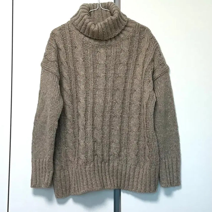 [BUNJANG] Twisted Cable Knit Sweater / 꽈배기 니트 / 꽈배기 터틀 니트 / 터틀넥니트