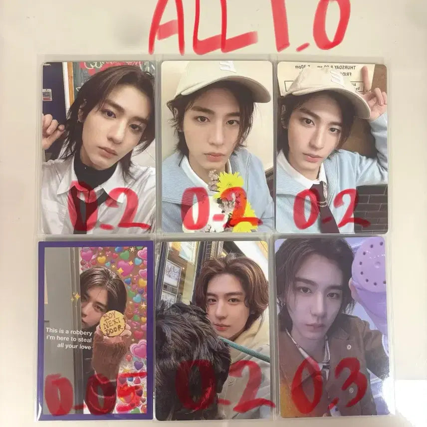 [BUNJANG] BOYNEXTDOOR Leehan Photocard Bundle Set / 보이넥스트도어 보넥도 이한 포카 일괄 처분