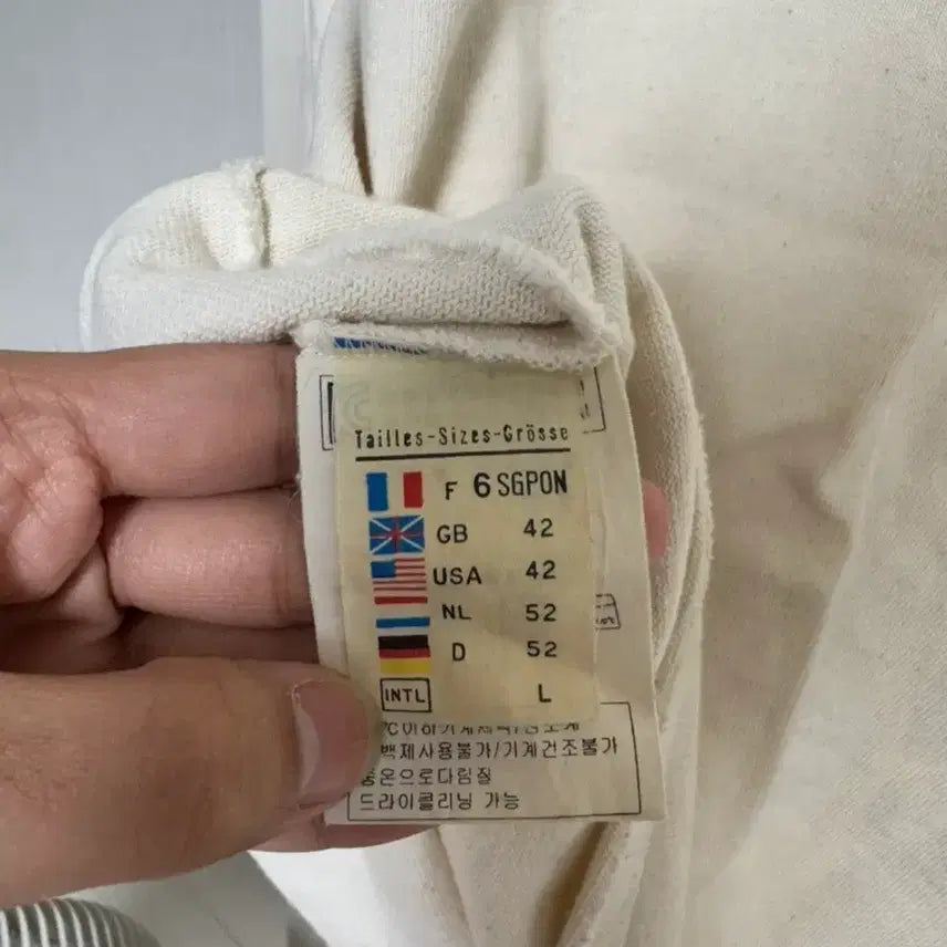 [BUNJANG] Saint James Ivory Long Sleeve T-shirt / 세인트제임스 아이보리 긴팔 티셔츠 L