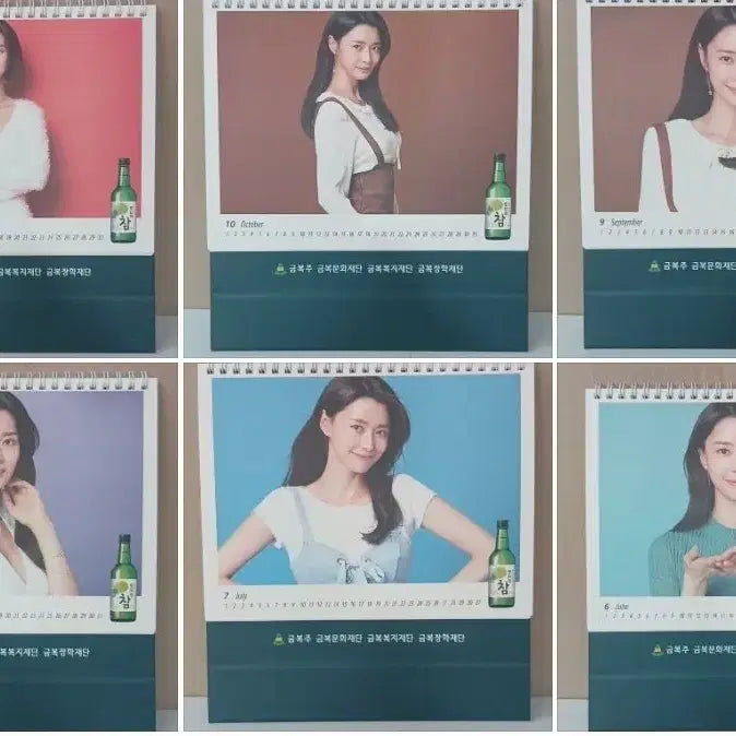 [BUNJANG] GeumBokJu Nara 2019 Table Calendar / 금복주 맛있는참 2019년 나라 탁상 달력 캘린더 카렌다
