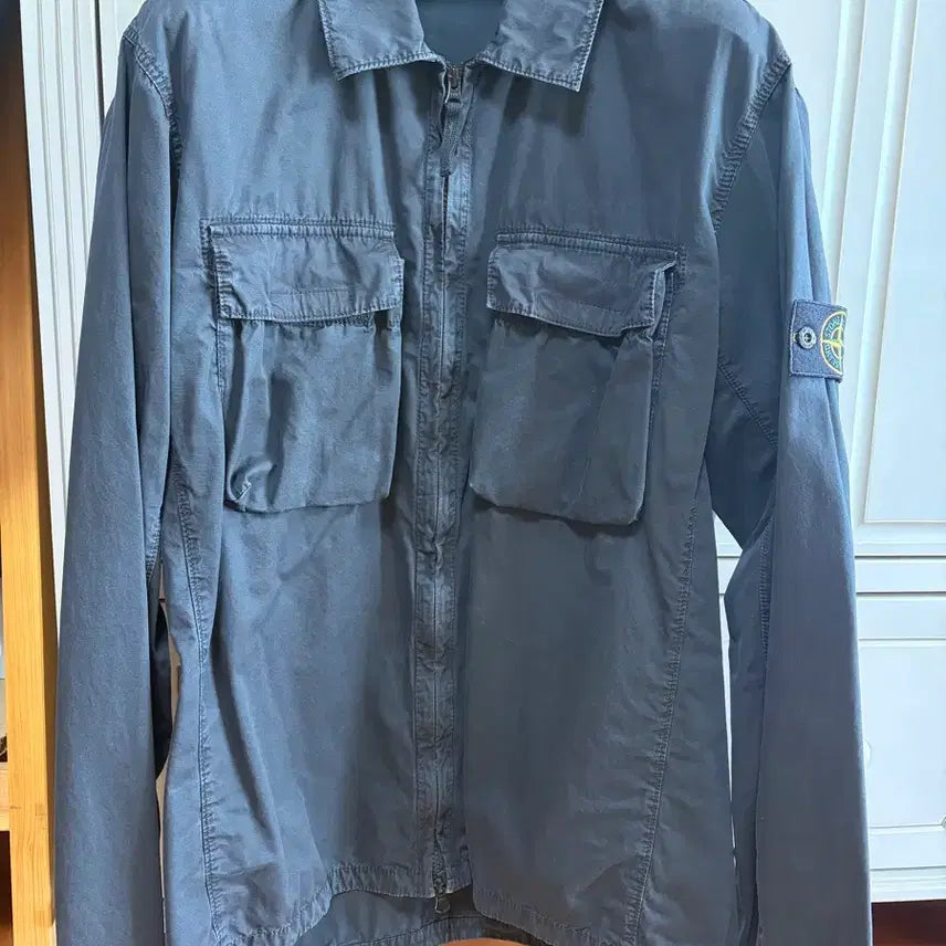 [BUNJANG] Stone Island Old Effect Overshirt XL / 스톤아일랜드 올드이펙트 오버셔츠 XL