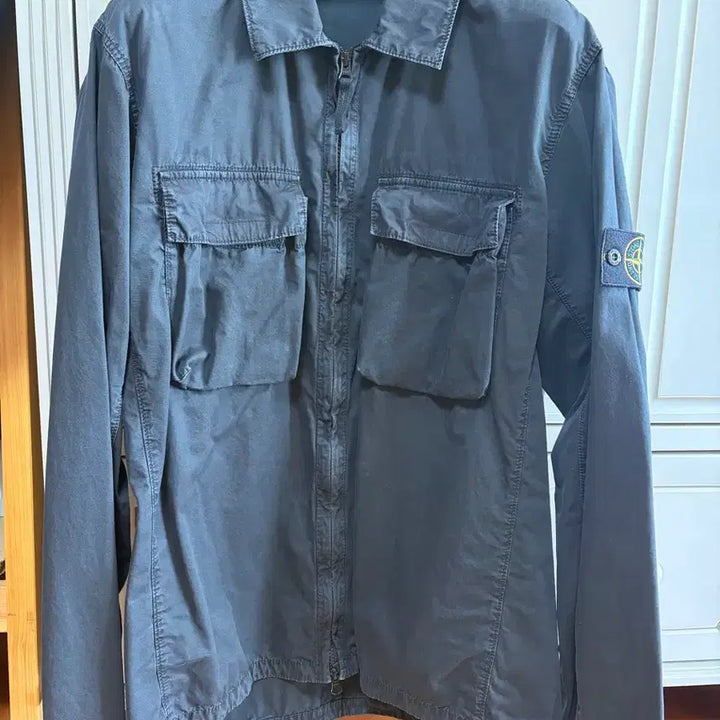 [BUNJANG] Stone Island Old Effect Overshirt XL / 스톤아일랜드 올드이펙트 오버셔츠 XL