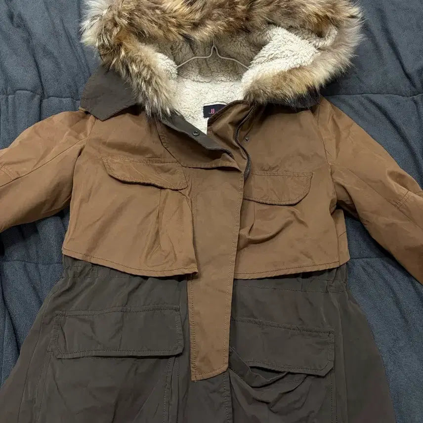 [BUNJANG] Vintage Field Jacket with Fur Padding / 빈티지 야상 털패딩