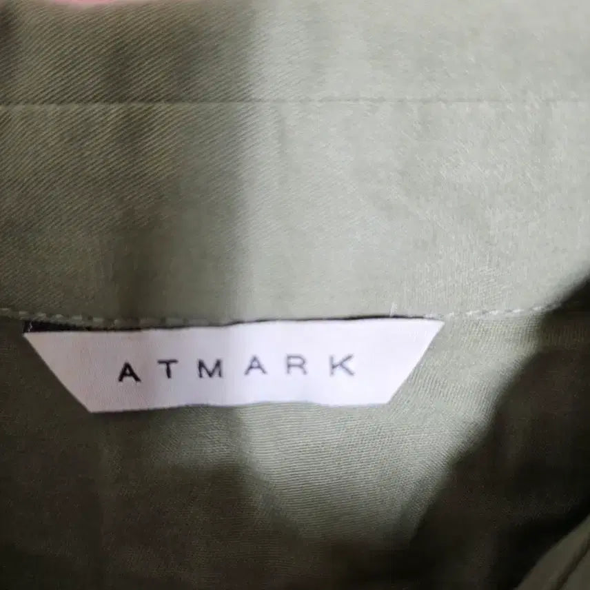 [BUNJANG] Khaki Jeweled Embellished Shirt / 카키색 보석 장식 셔츠