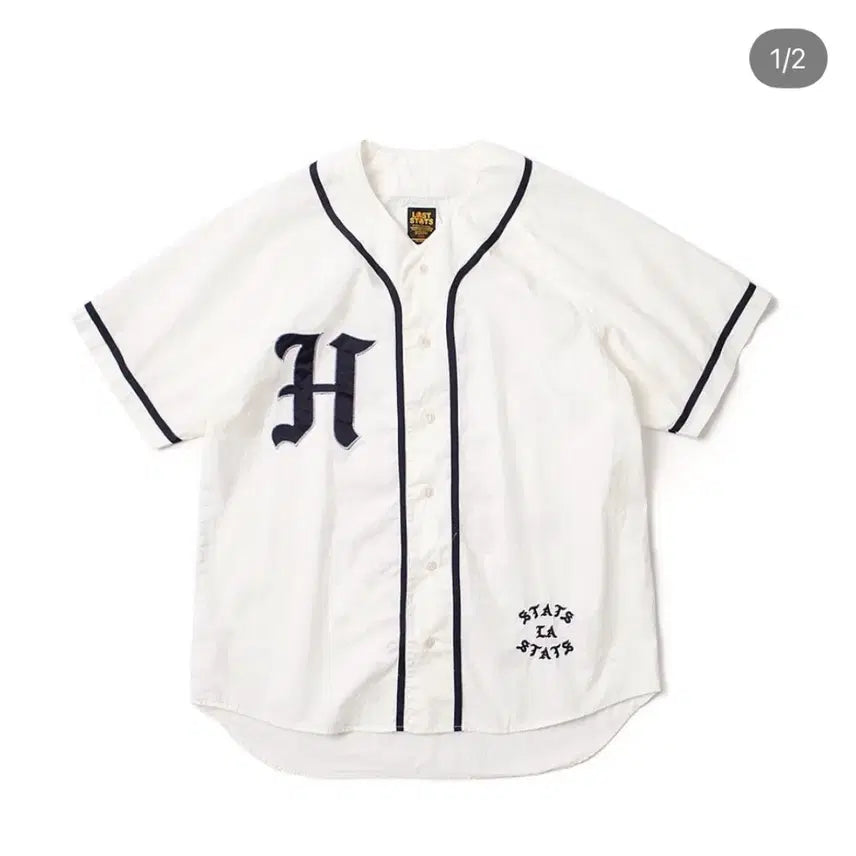 [BUNJANG] The Lasstats Baseball Shirt / [2] 라스탯츠 베이스볼 셔츠 더라스태츠 라스태츠