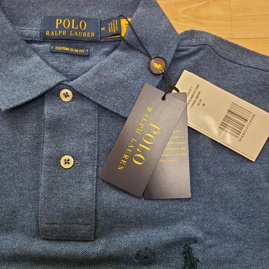 [BUNJANG] Polo Ralph Lauren Custom Slim Fit Pique Shirt / [정품/새상품] [M, L] 폴로 랄프로렌 커스텀슬림핏 피케셔츠