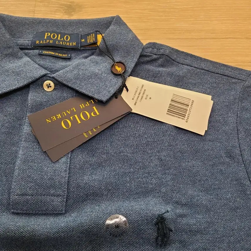 [BUNJANG] Polo Ralph Lauren Custom Slim Fit Pique Shirt / [정품/새상품] [M, L] 폴로 랄프로렌 커스텀슬림핏 피케셔츠