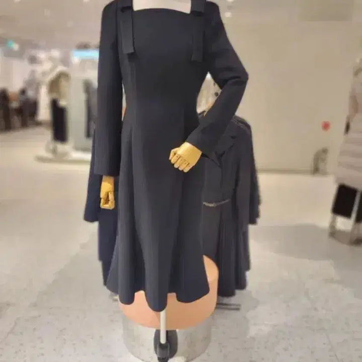 [BUNJANG] LINE EDITIO Ribbons Mermaid Dress / [거의새상품]라인어디션 리본 머메이드 원피스