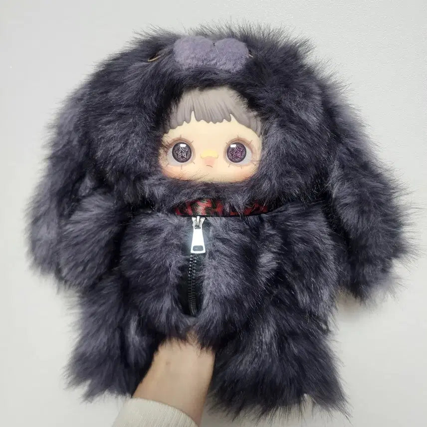 [BUNJANG] MeiMei Rebel Rabbit Plush Bag - Purple / 정품 메이메이 반란군 인형같은 가방 보라색 토끼 새상품