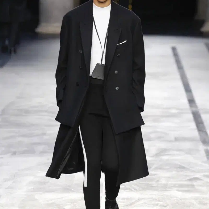 [BUNJANG] Black Knit Pants (Size 30-32) / 구제 블랙 뉴니트 팬츠 30-32