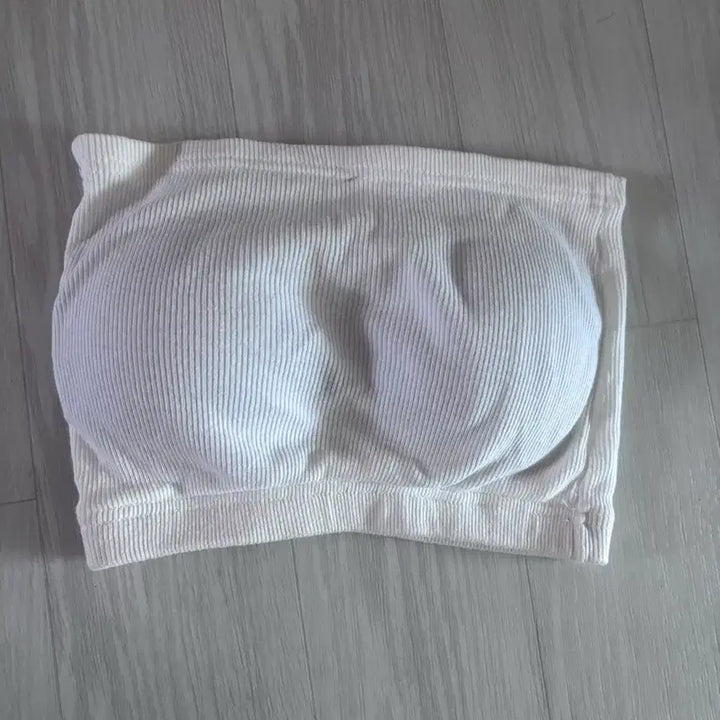 [BUNJANG] White Tube Top Bra Top / 화이트 튜브 탑 브라 탑