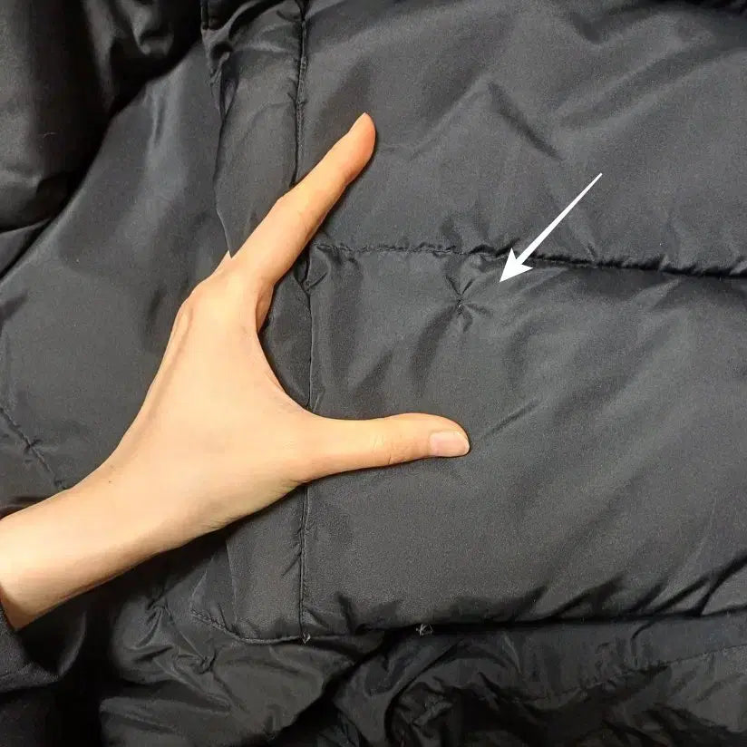 [BUNJANG] New Balance Down Long Padded Jacket Black Men's L / 뉴발란스/다운 롱 패딩 점퍼 블랙 남L 100/라덴
