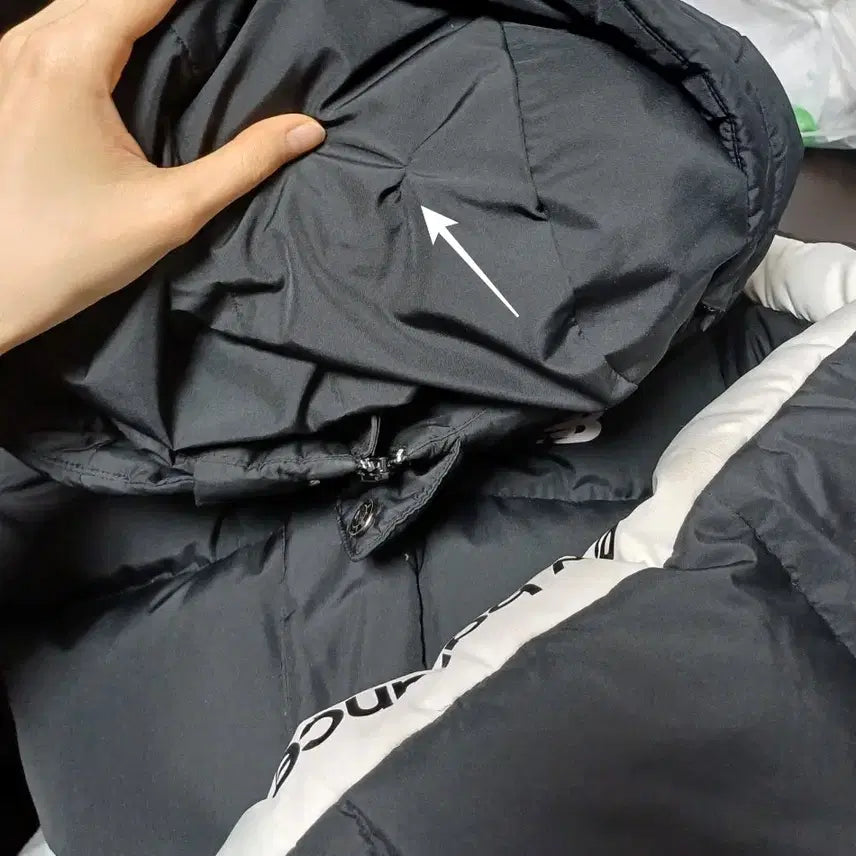 [BUNJANG] New Balance Down Long Padded Jacket Black Men's L / 뉴발란스/다운 롱 패딩 점퍼 블랙 남L 100/라덴