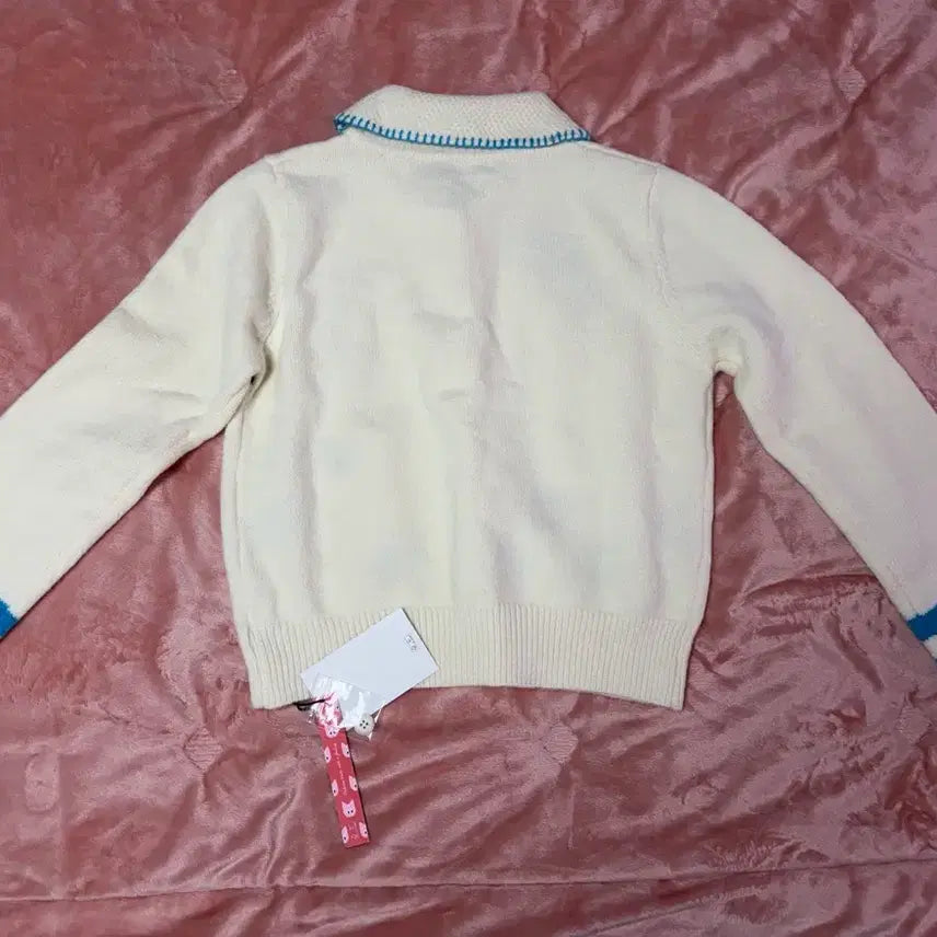 [BUNJANG] Cider Knit Collar Cat Button Cardigan / KNIT COLLAR CAT BUTTON CARDIGAN 니트 가디건