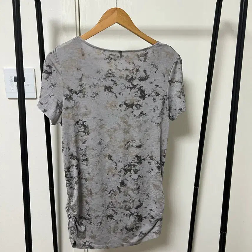[BUNJANG] Gray Printed T-shirt / 회색 프린팅 반팔 티셔츠 907