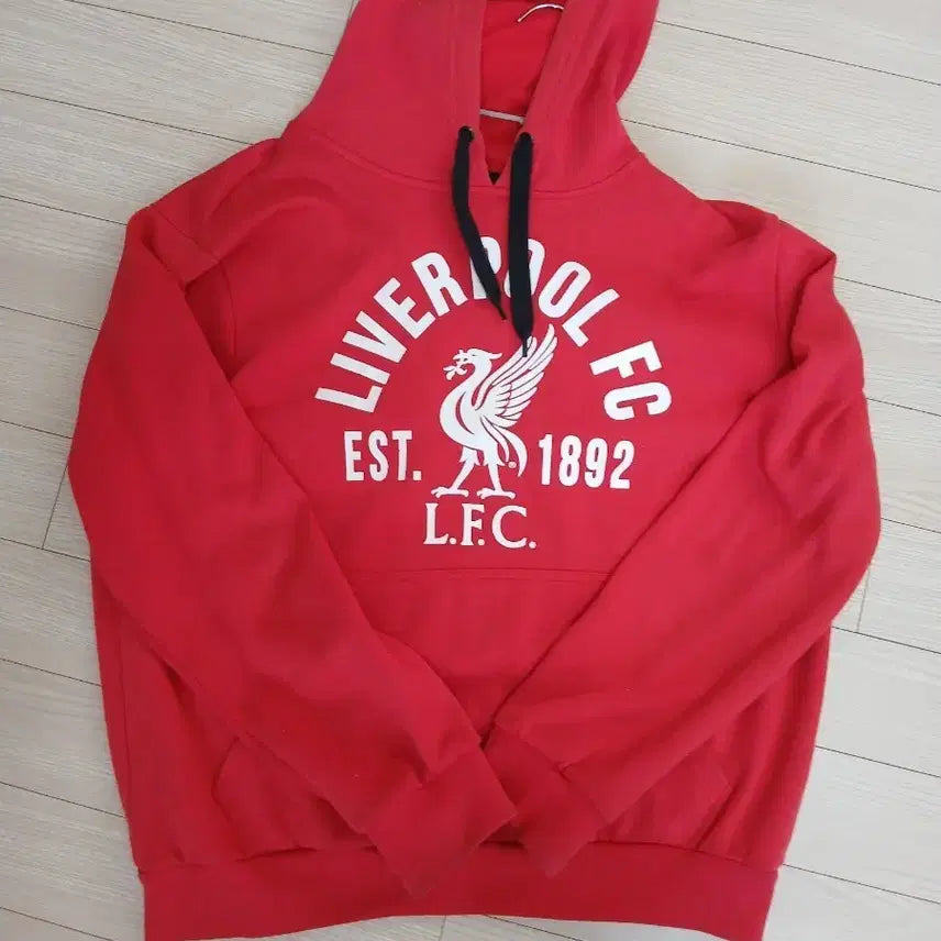 [BUNJANG] Liverpool FC Red Hoodie / 리버풀 FC 레드 후드티