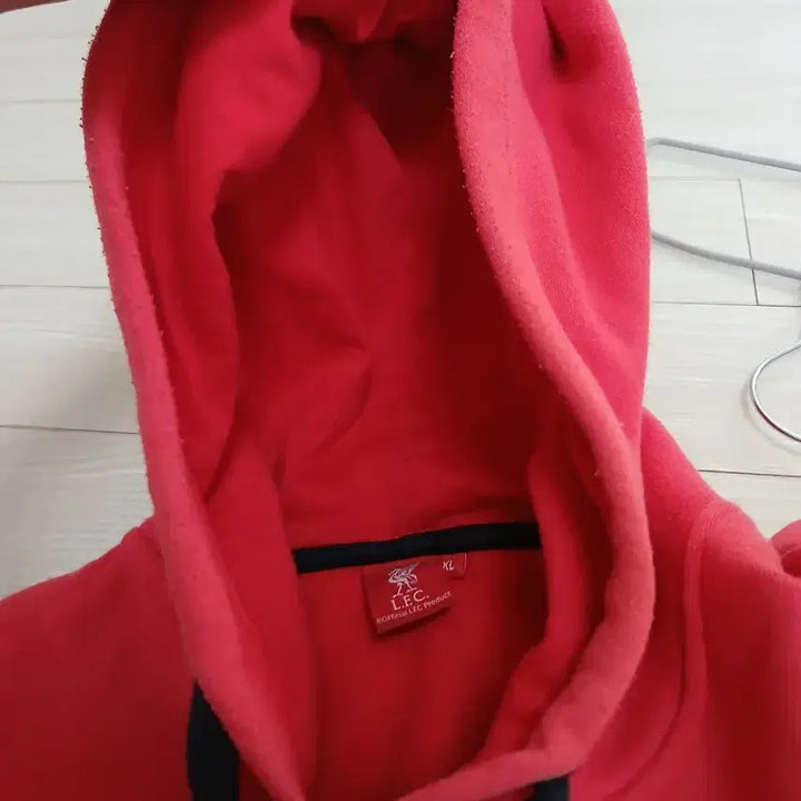 [BUNJANG] Liverpool FC Red Hoodie / 리버풀 FC 레드 후드티